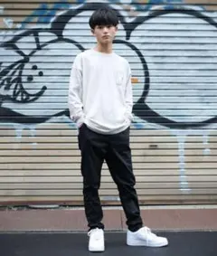 RATEFFECTラットエフェクト ストレッチサルエルパンツ 140のサムネイル