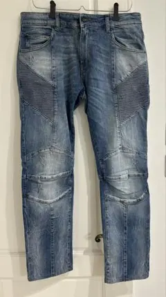 PIERRE BALMAIN ストライプパネルデニム　36のサムネイル