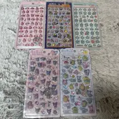 ボンボンドロップシールmini＆うるちゅ5枚セット。