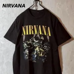 NIRVANA アンプラグド Tシャツ ピグメントダイ バンドT ニルヴァーナ