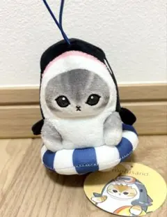 mofusand サメにゃん シャチにゃん マスコット 浮き輪でエンジョイ