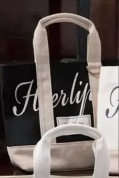 herlipto Canvas Mini Tote トートバッグblack - メルカリ