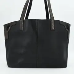 Cartier カルティエ マルチェロ ショルダーバッグ トート パイソン 黒のサムネイル