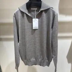 新品未使用mistico 長袖セーター　グレージュカラー