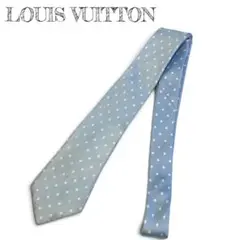 ルイヴィトン LOUIS VUITTON ネクタイ ドット柄 モノグラムフラワー