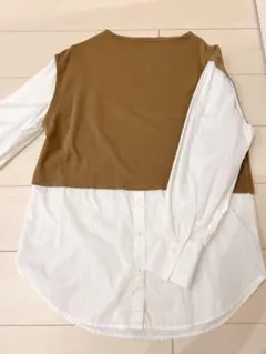 green label relaxing レイヤードシャツ