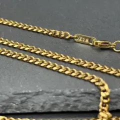 k18 18金 喜平 ネックレス ゴールド 刻印 シンプル 上品 チェーン