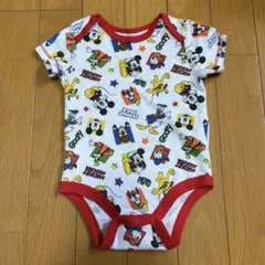 ヴィンテージ　ディズニー　半袖ロンパース　3-6ヶ月