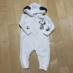 ♡美品♡ジェラピケ✖︎SNOOPY フリースロンパース 80-90