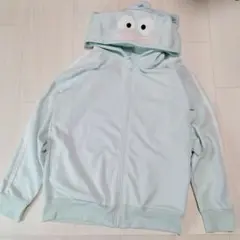 キャラクター　ハンギョドン　ジャージパーカー　ミントグリーン
