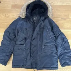 【美品】ALPHA ファー付き MAー1 フライトジャケット N3B Y2K