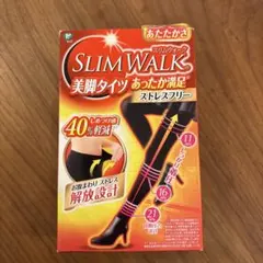 新SLIM WALK 美脚タイツ　あったか満足　圧着　S M