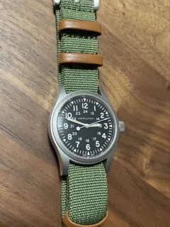 ハミルトン 手巻き ミリタリー H694290 美品