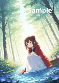 s308 AI美女 美少女 A4 アニメ イラスト アート ポスター グラビア