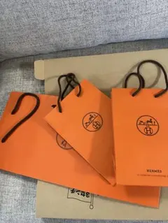 HERMES ショップ袋 ショッパー 3枚セット