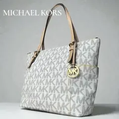 MICHAEL KORS マイケルコース レザートートバッグ 総柄 A4可