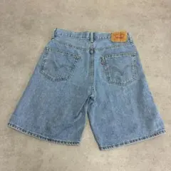 Levi's　550　デニムショーツ　ジーンズ　W31　ライトインディゴ　古着のサムネイル