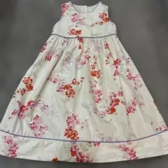 美品 ローラアシュレイ 花柄 ノースリーブ ドレス ワンピース 6yearsのサムネイル