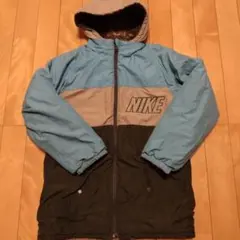 Nike リバーシブル中綿コート ブラウン・グレー・青