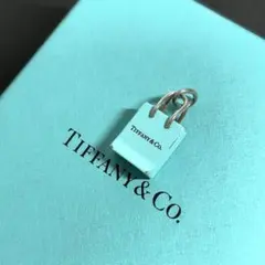 ティファニー ペンダント ショッピングバッグ バッグ シルバー925 ブルー