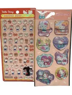 新品未使用　ハローキティ　ボンボンドロップシールミニ　ウォーターシール