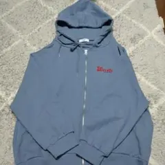 WEGO ブルー ジップアップパーカー Fサイズ