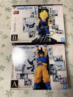ドラゴンボール　一番くじ　フィギュア　孫悟空　ベジータ