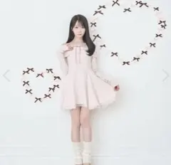 Rosé Muse Off shoulder lace mini o/p