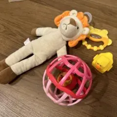 パシフレンズ ライオン 他 おまけ アンパンマン オーボール 赤ちゃん おもちゃ