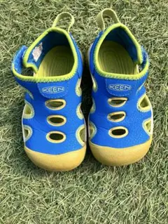 KEEN ベビーサンダル 青/緑 15cm