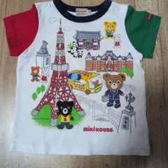 新品未使用】完売品!!✨ミキハウス プッチー 乗り物 半袖Tシャツ 80cm 