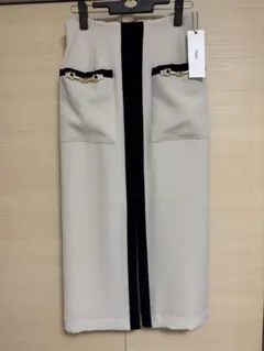 TONAL ダブルクロスビットポケットタイトスカート