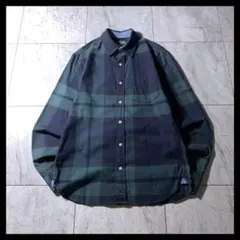 L.L.Bean ブラックウォッチチェック シャツ 長袖 レギュラーカラー S