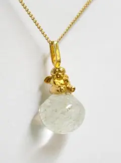 SV925「エンジェル」ペンダント（ルチルクオーツマニ宝珠）-A<250908>