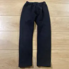 ユニクロ　110cm 黒 ロングパンツ　裏起毛