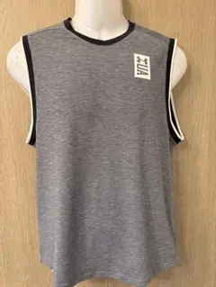 UNDER ARMOUR ノースリーブトップス グレー M