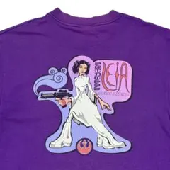 希少 90s Star Wars Princess Leia Tシャツ レイア姫