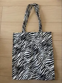 LOWRYS FARM ゼブラ柄 トートバッグ
