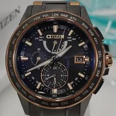 稼働 CITIZEN EXCEED 腕時計 電波ソーラー 2Pダイヤ 3623 - メルカリ