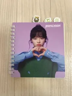 TWICE ジョンヨン　インデックスミニノート　一番くじ