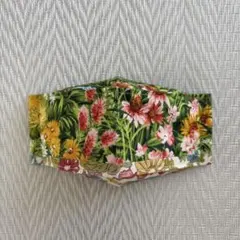 ハンドメイド大人用女性用 花柄マスク