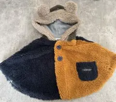 breeze ベビー ポンチョ くま耳 70〜80cm