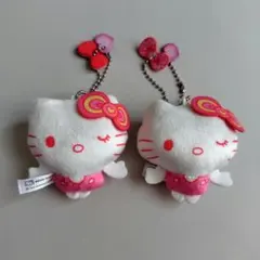 ハローキティぬいぐるみストラップ 2個セット