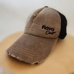 Flava Design ダメージ加工キャップ