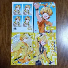 アンプタックカラーズ　あっきぃくん　ブロマイド　4枚セット