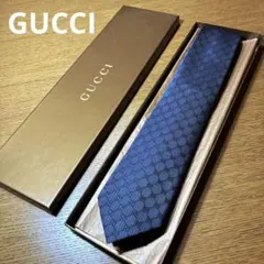 【新品・箱付】GUCCI グッチ ネクタイ GG柄 クレスト紋章 現行風デザイン 新品・箱付】GUCCI グッチ ネクタイ GG柄 クレスト紋章 現行風デザイン