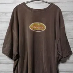 Life is good Tシャツ　XXL　シンプル　プリント　USA古着