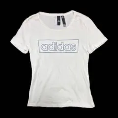 adidas ピチT ホワイトy2k