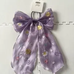 ディズニープリンセス　ラプンツェルヘアゴム　リボン　ショップディズニー　未使用品