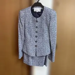 極美品　AZABU 高級ツイード　セットアップ　スーツ　9号、M